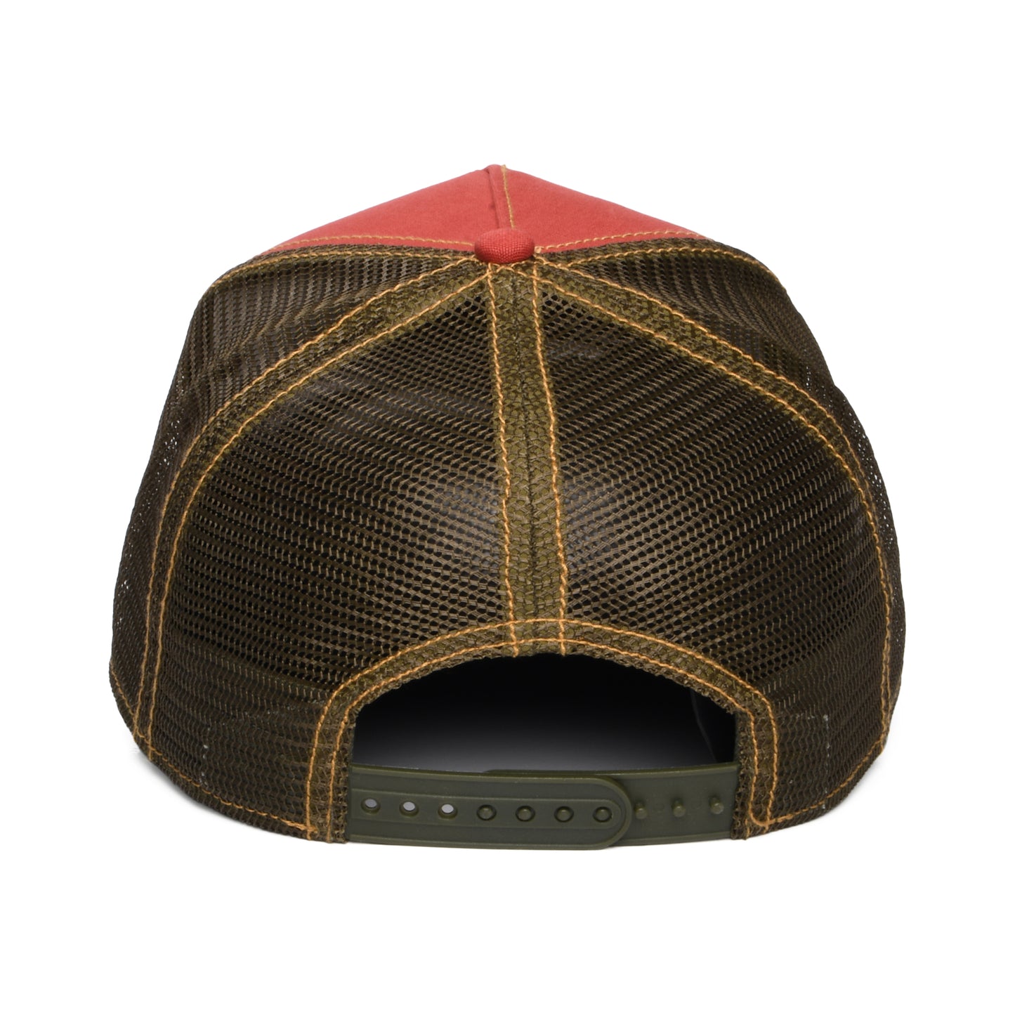 Stetson Skull Trucker Cap - Rot-Braun