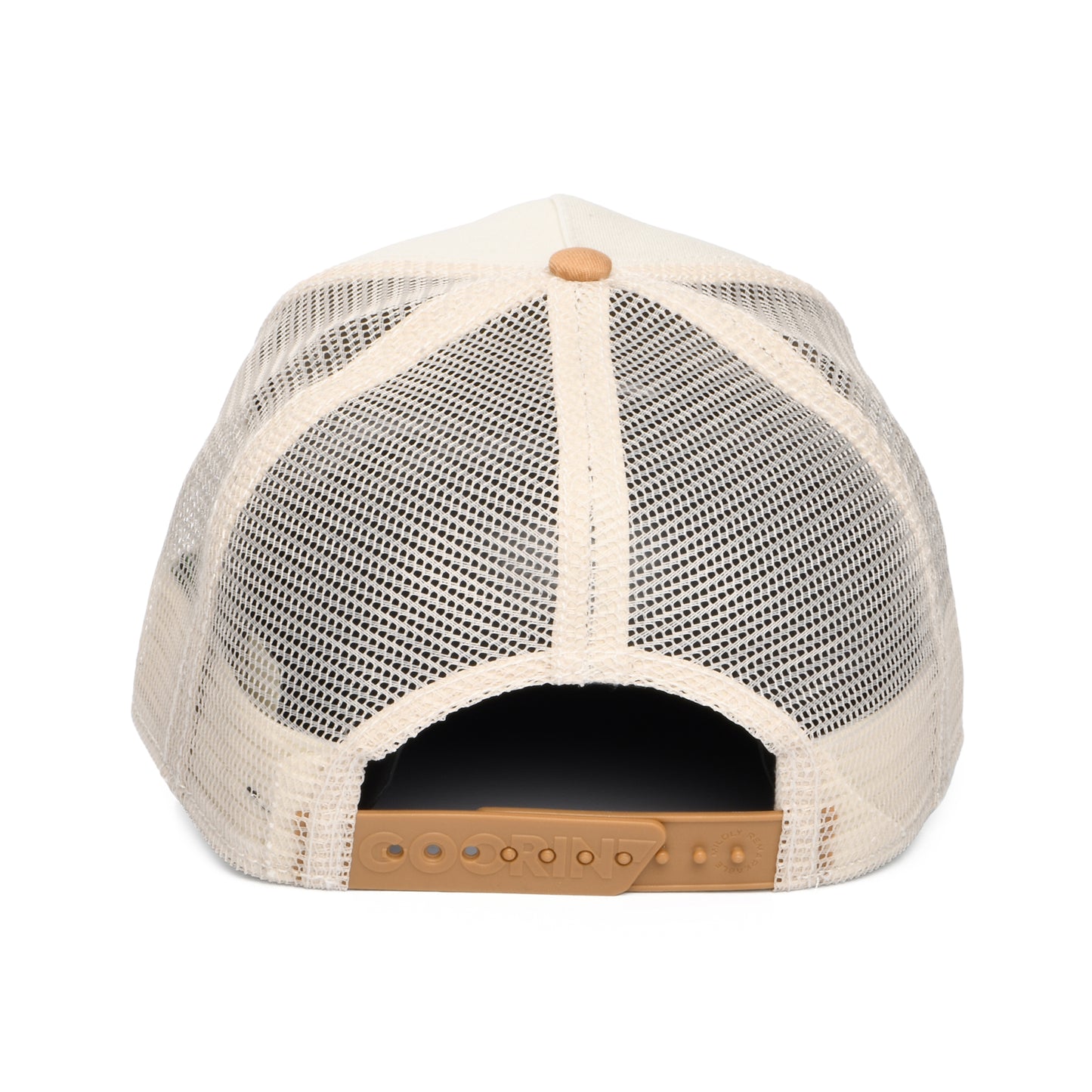 Goorin Goat Trucker Cap - Cremefarben-Hellbraun