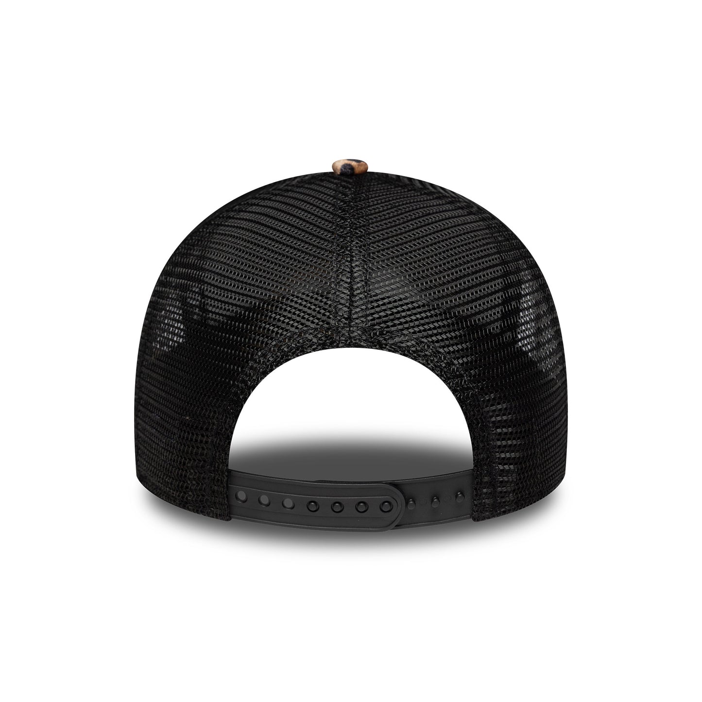 New Era Damen 9FORTY M-Crown A-Frame Trucker Cap - NE Leopard - Hellbraun-Schwarz