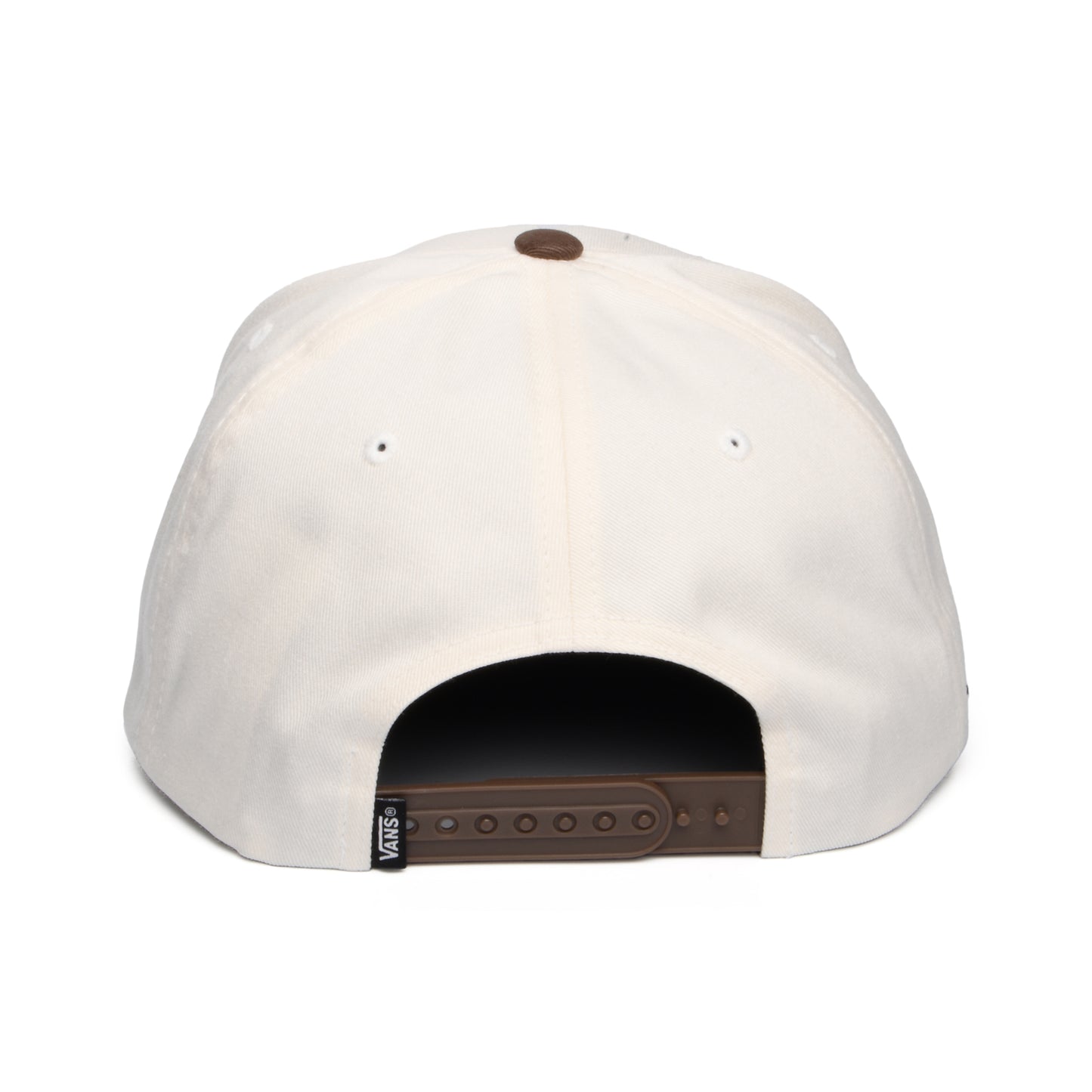 Vans Drop V Log Curved Brim Snapback Cap - Beige-Braun