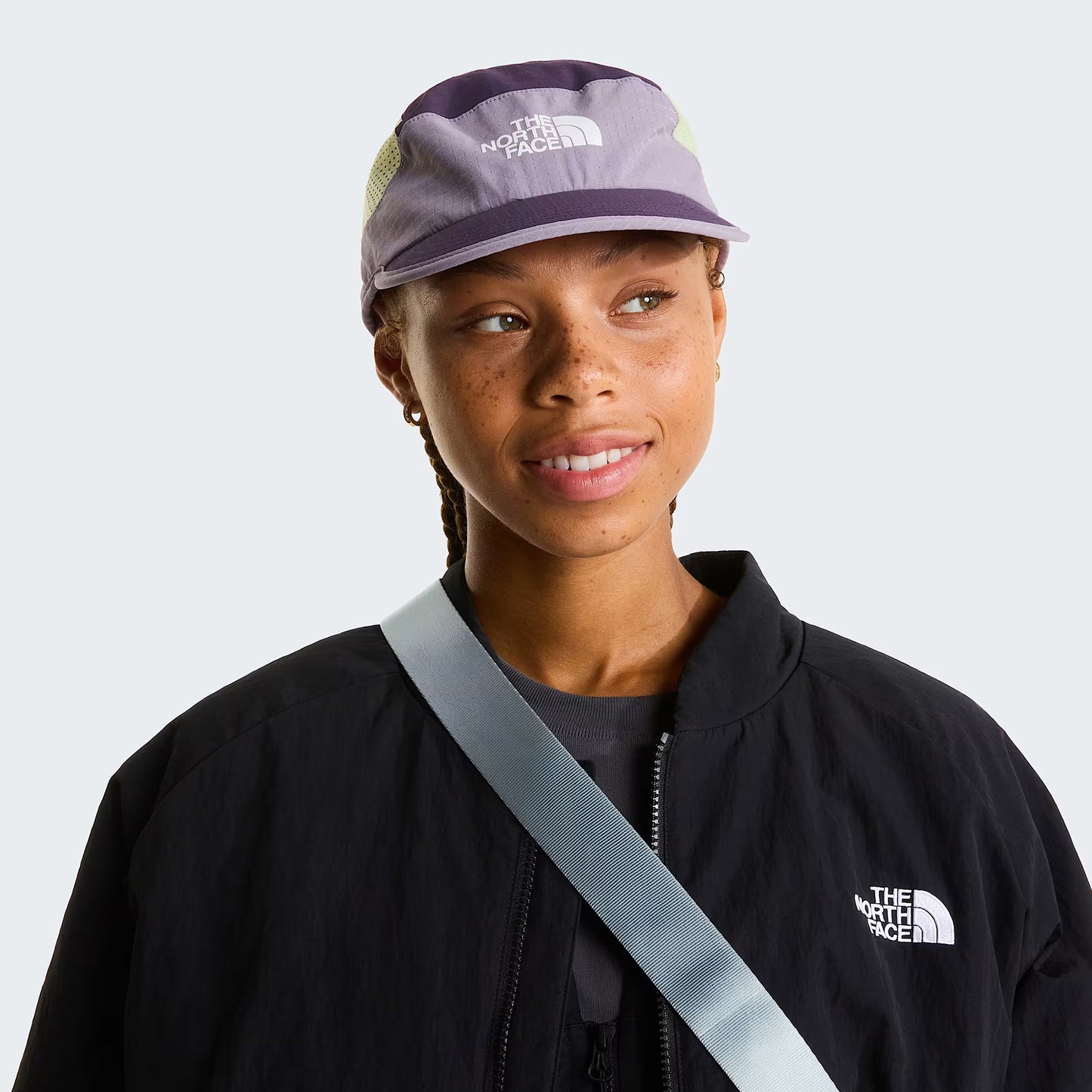 The North Face Summer LT Running 5 Paneelen Cap - Lila-Limettengrün