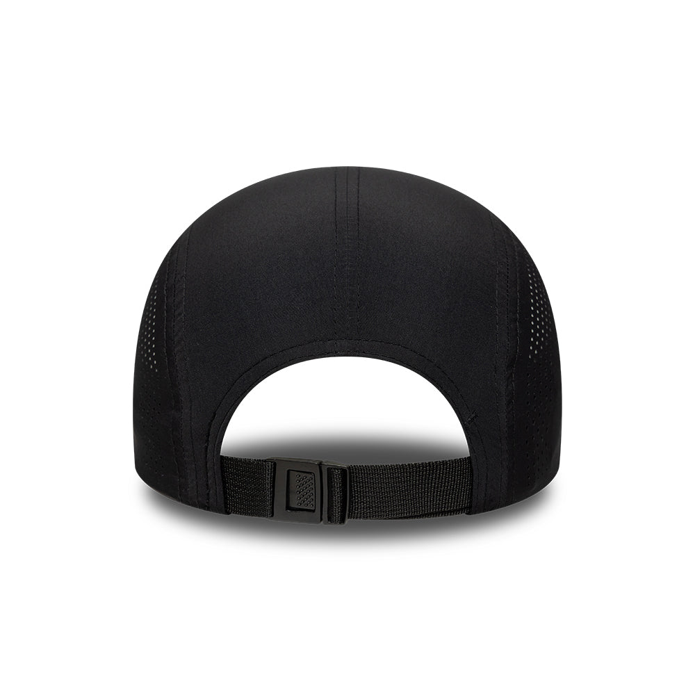 New Era Detroit Tigers 5 Paneelen Cap - MLB Tech Midi Runner - Schwarz auf Schwarz