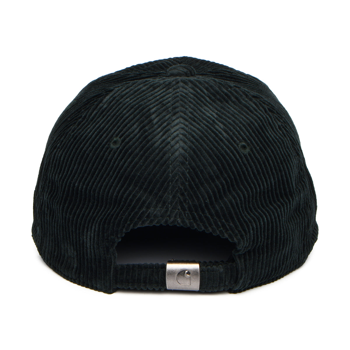 Carhartt WIP Harlem Kord Baseball Cap - Dunkles Waldgrün-Weiß