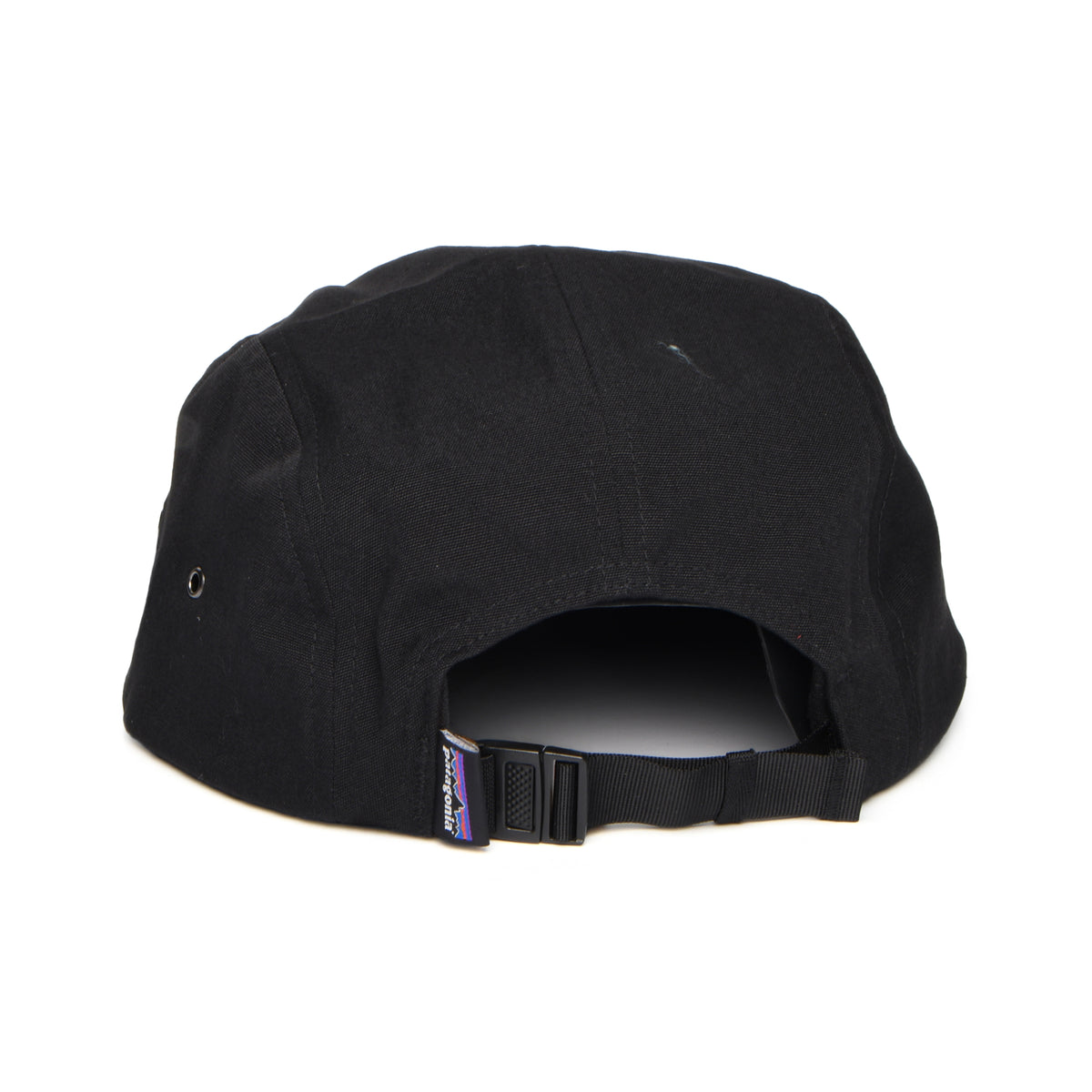 Patagonia P-6 Label Graphic Maclure 5 Paneelen Cap aus organischer Baumwolle - Schwarz-Grau