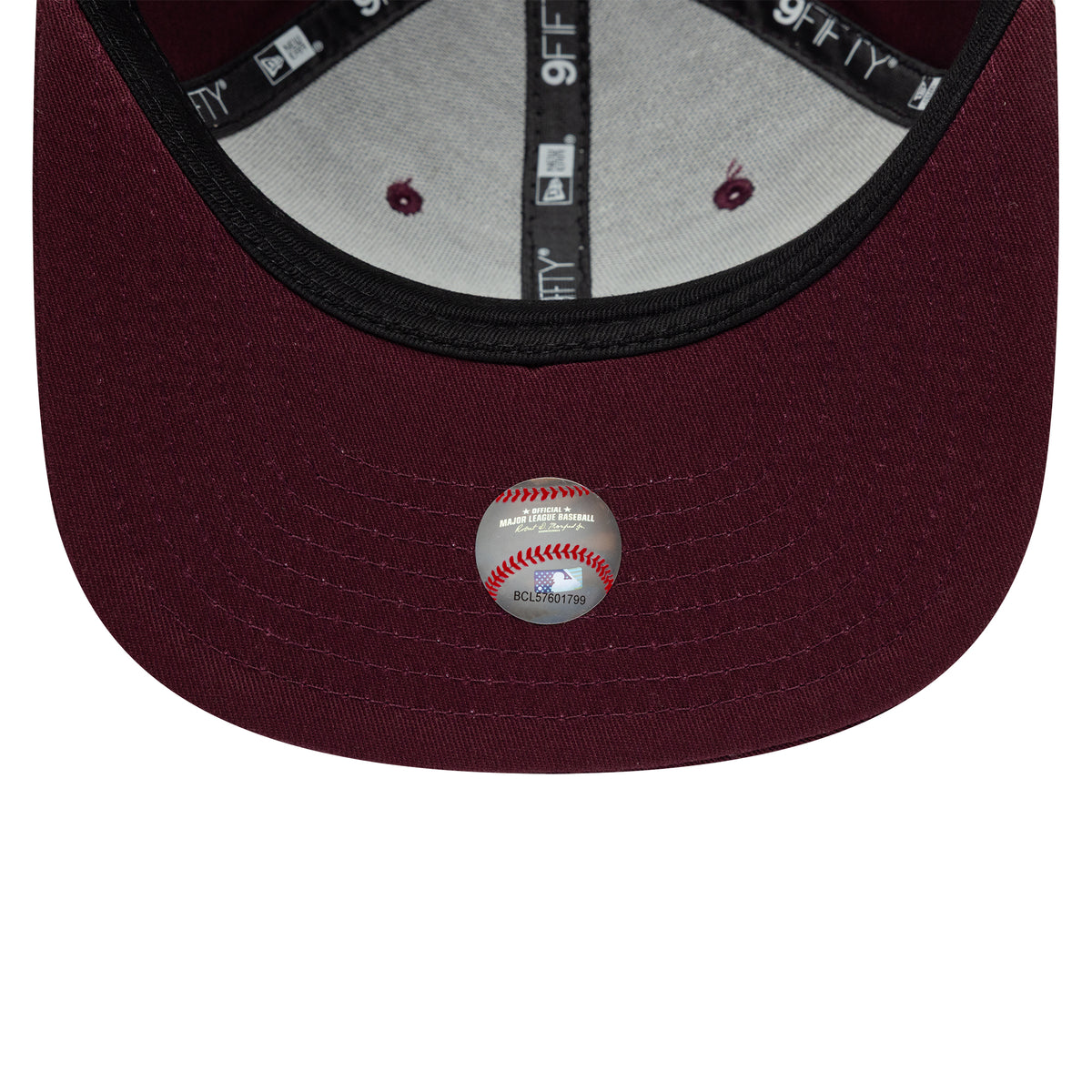 New Era 9FIFTY New York Yankees Snapback Cap - MLB League Essential Original Fit - Kastanienbraun-Weiß