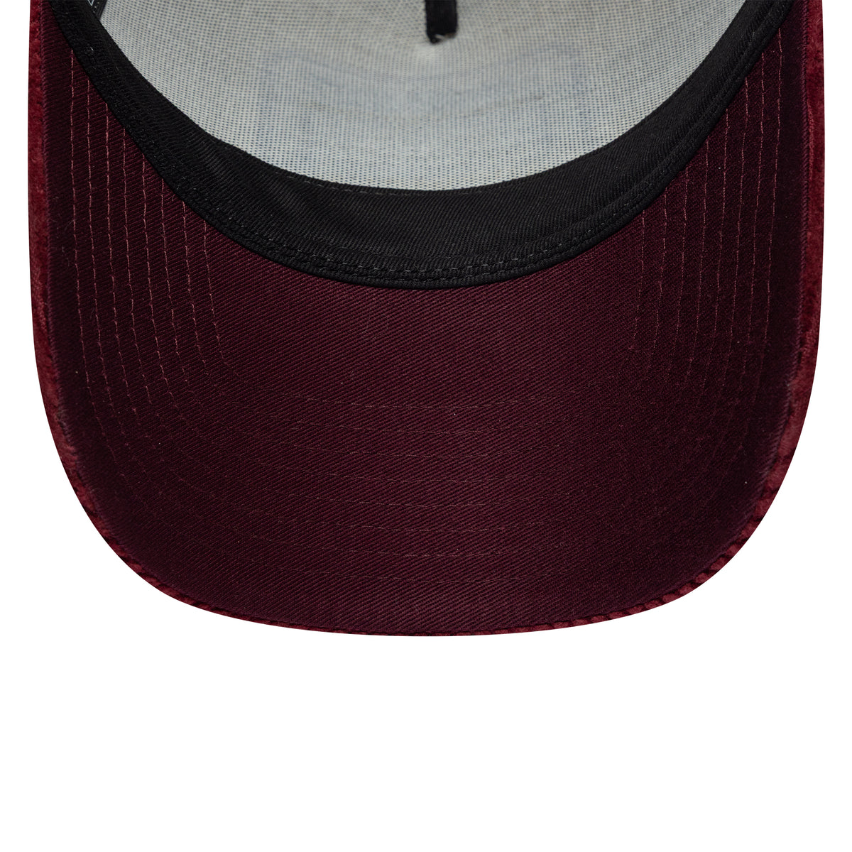 New Era 9FORTY A-Frame Trucker Cap - Cord Visor - Steingrau-Kastanienbraun