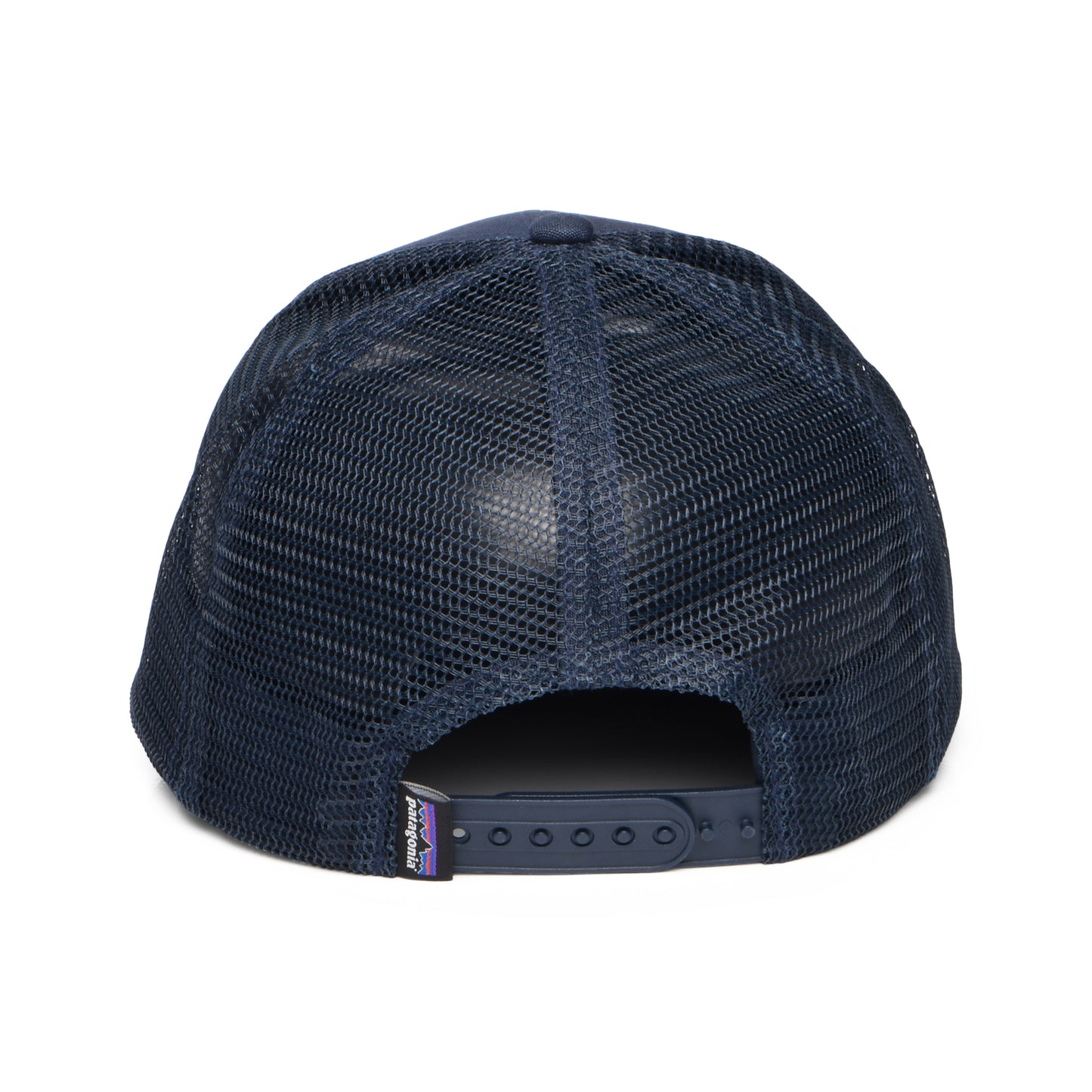 Patagonia P-6 Logo LoPro Trucker Cap aus organischer Baumwolle - Marineblau