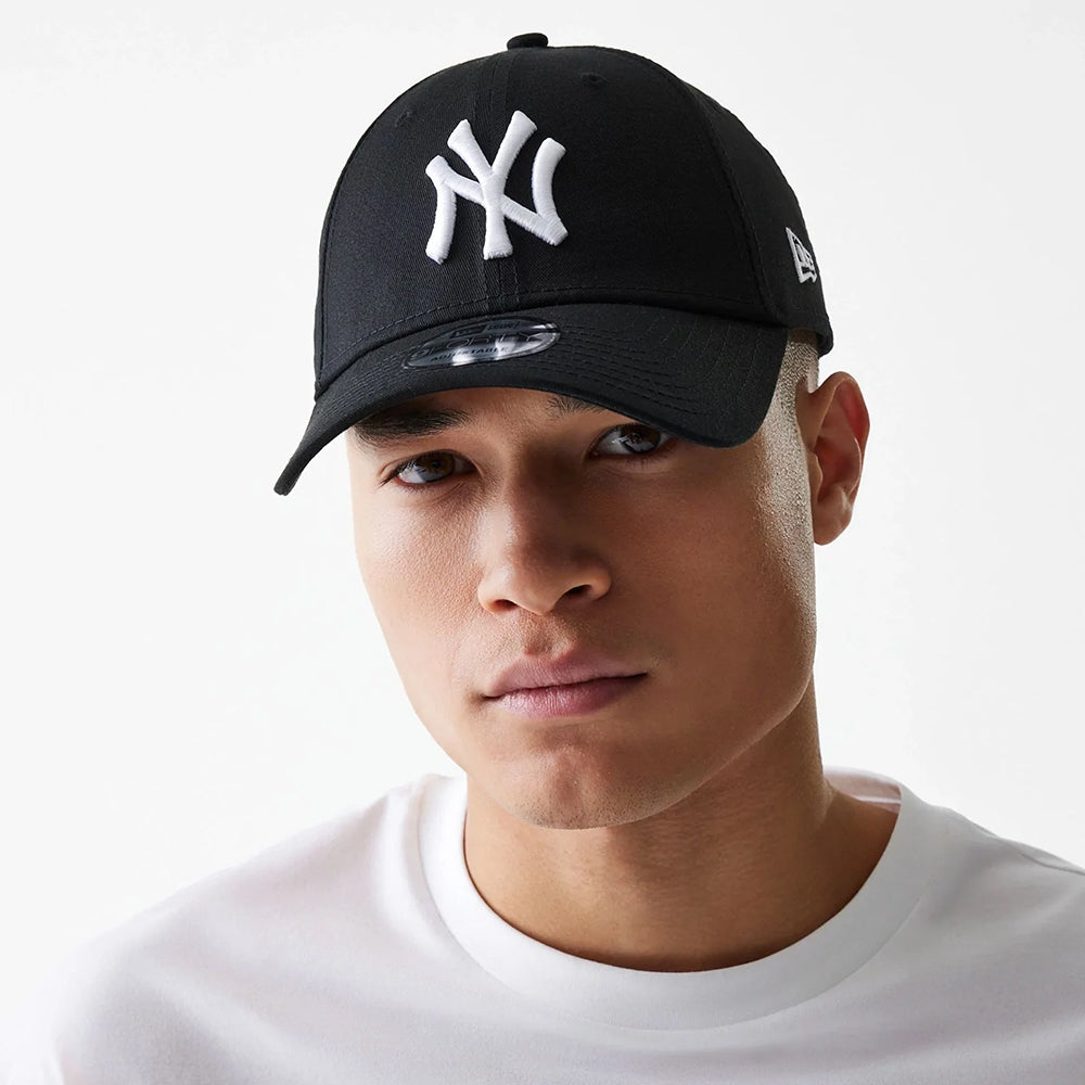 New Era 9FORTY New York Yankees Baseball Cap - MLB League Basic - Schwarz