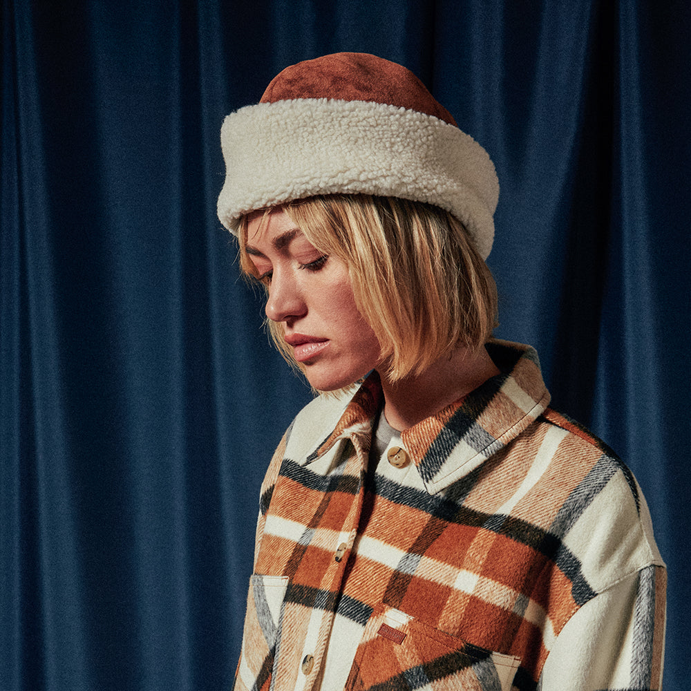 Brixton Ginsburg Winter Hut - Toffee-Cremeweiß