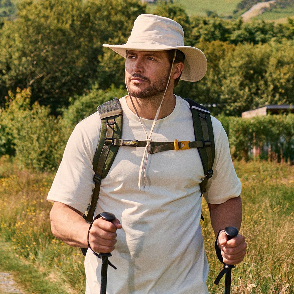 Failsworth Ranger Sonnenhut aus Baumwolle - Steingrau