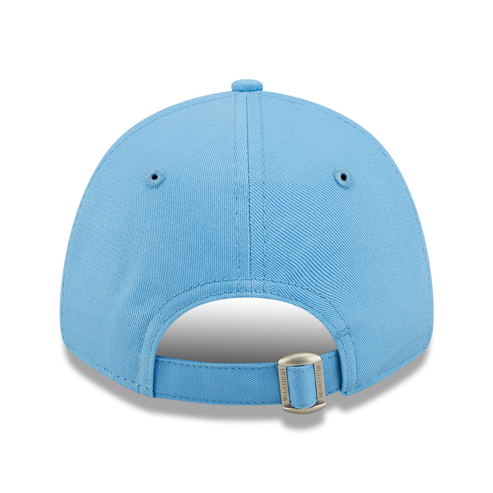 New Era Kinder 9FORTY L.A. Dodgers Baseball Cap - MLB League Essential II - Himmelblau-Weiß