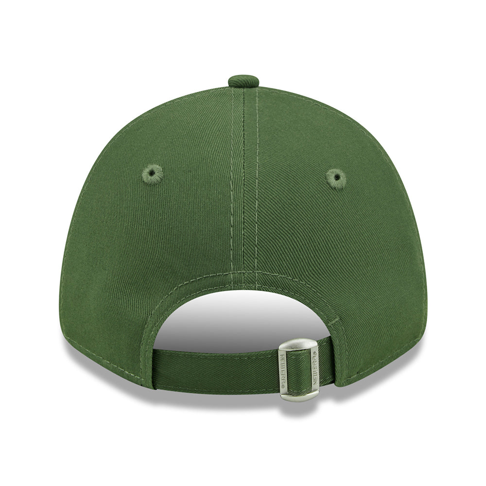 New Era Kinder 9FORTY L.A. Dodgers Baseball Cap - MLB League Essential II - Olivgrün