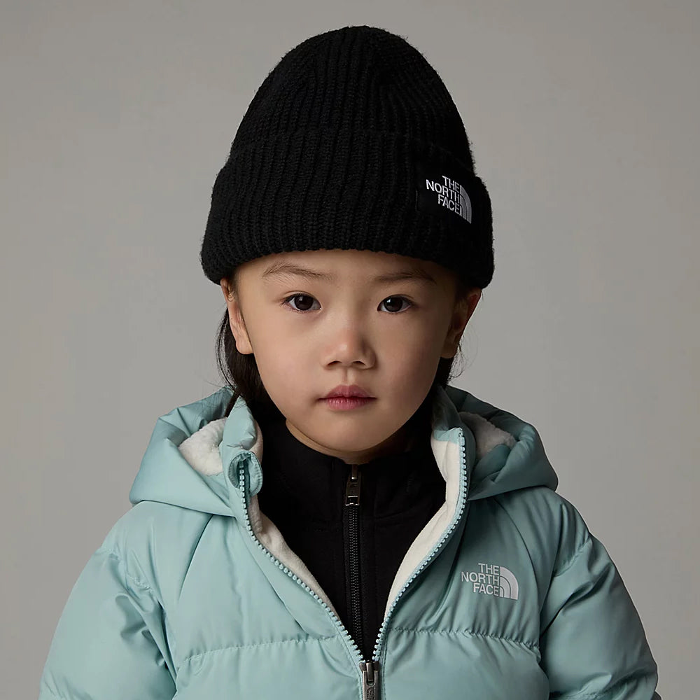 The North Face Kinder Salty Dog Beanie Mütze gefütterte Recycelter - Schwarz