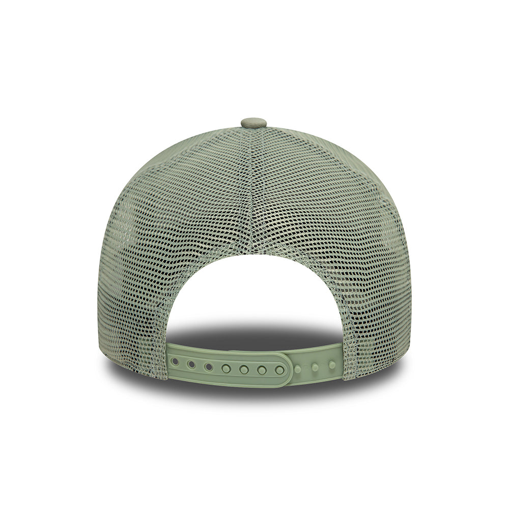 New Era Kinder A-Frame L.A. Dodgers Trucker Cap - MLB League Essential II - Salbeigrün-Weiß