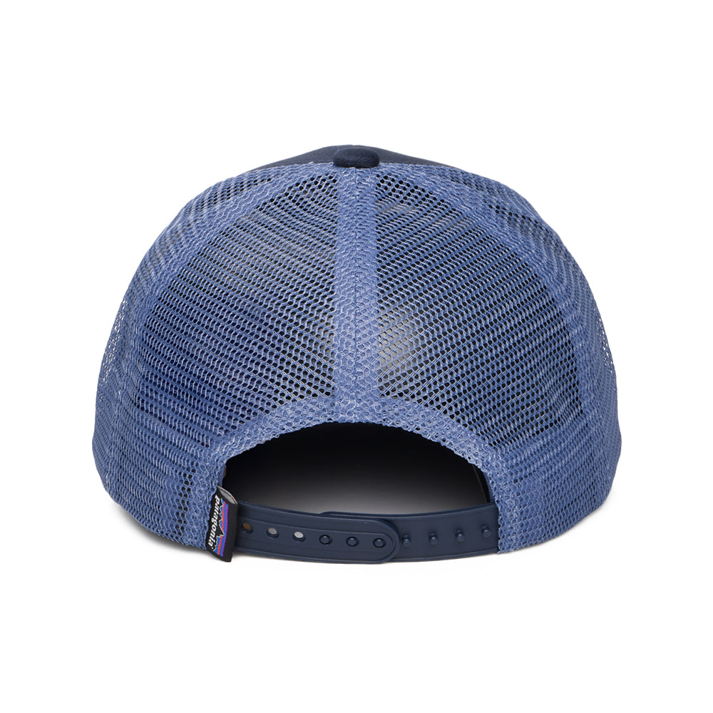 Patagonia Kinder Fitz Roy Foliage Trucker Cap aus organischer Baumwolle - Marineblau