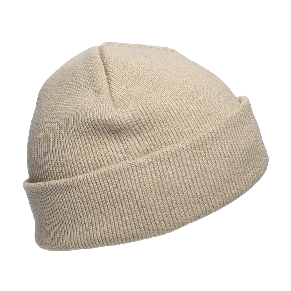 Carhartt WIP Stratus Short Watch Beanie Mütze - Creme