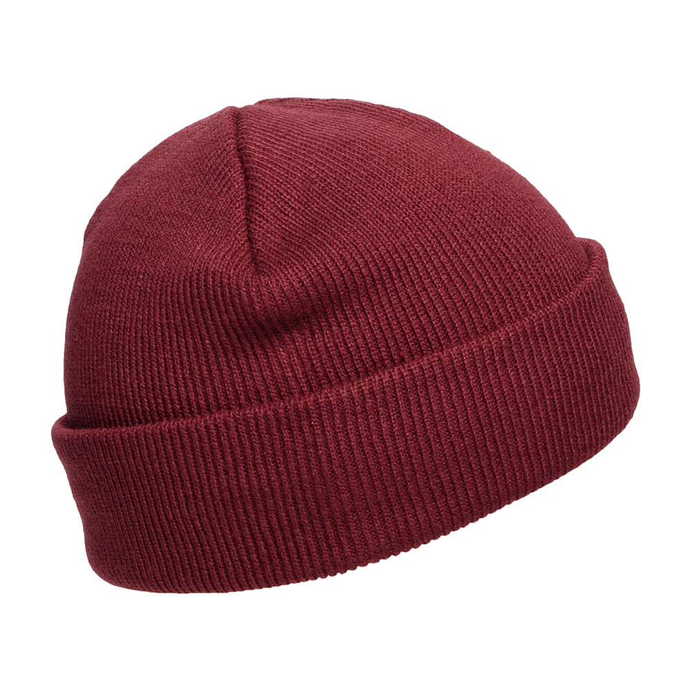 Carhartt WIP Stratus Short Watch Beanie Mütze - Weinrot