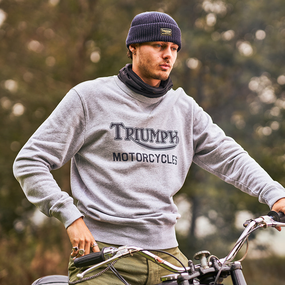 Triumph Motorcycles Watch Cap Cuffed Beanie Mütze - Dunkles Marineblau
