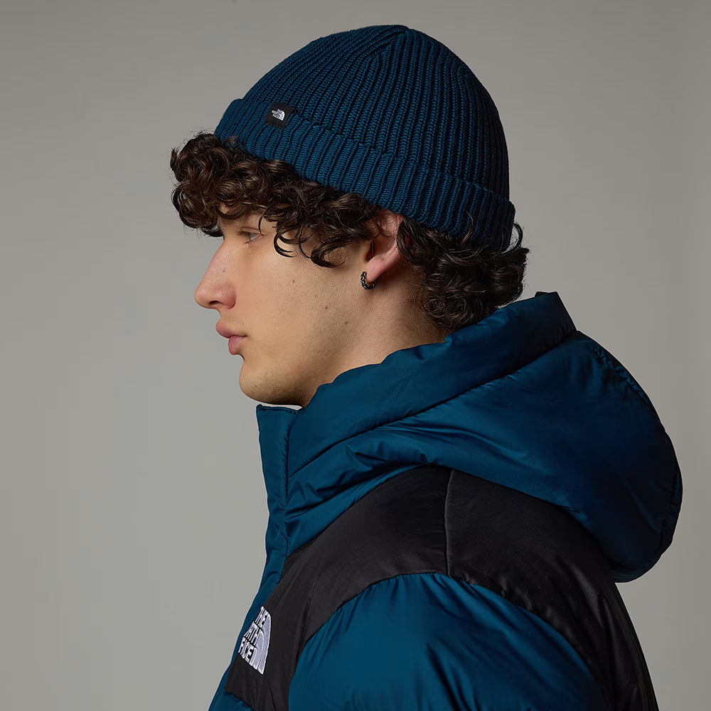 The North Face TNF II Recycled Fisherman Beanie Mütze - Petrol