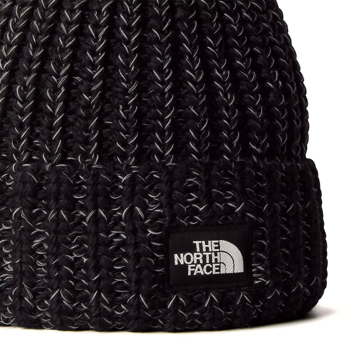 The North Face Cozy Chunky Cabin Bommelmütze - Schwarz-Weiß