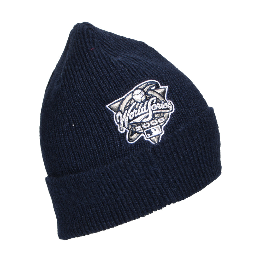 New Era Cuffed New York Yankees Beanie Mütze - MLB World Series Patch - Marineblau