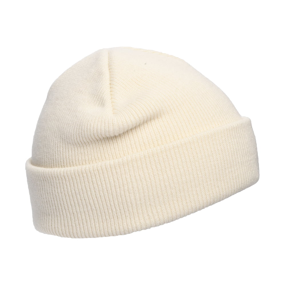 Carhartt WIP Stratus Short Watch Beanie Mütze - Cremeweiß