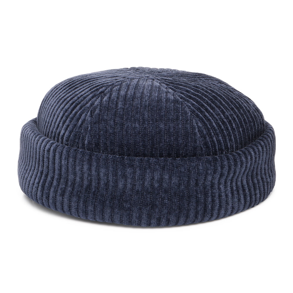 Stetson Jersey Kord Docker Beanie Mütze - Marineblau