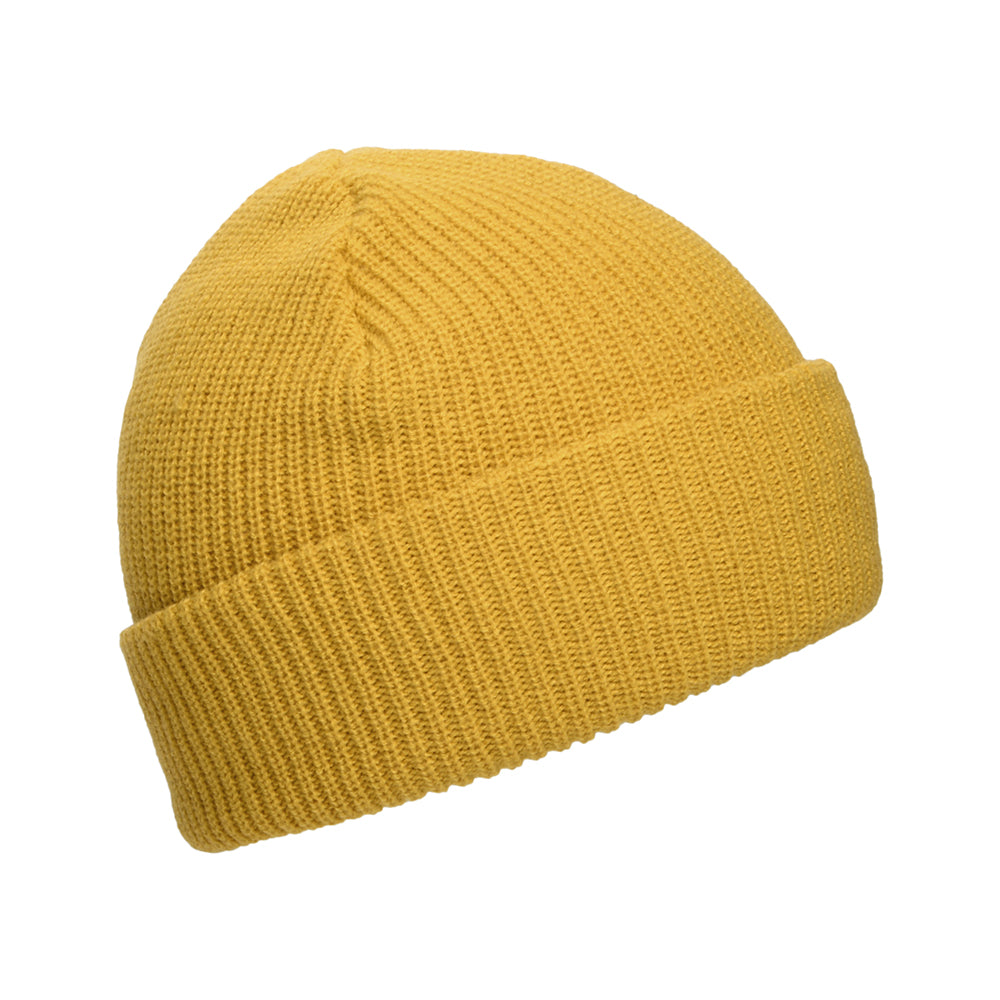 New Balance Fisherman Beanie Mütze im Rippenstrick - Senfgelb