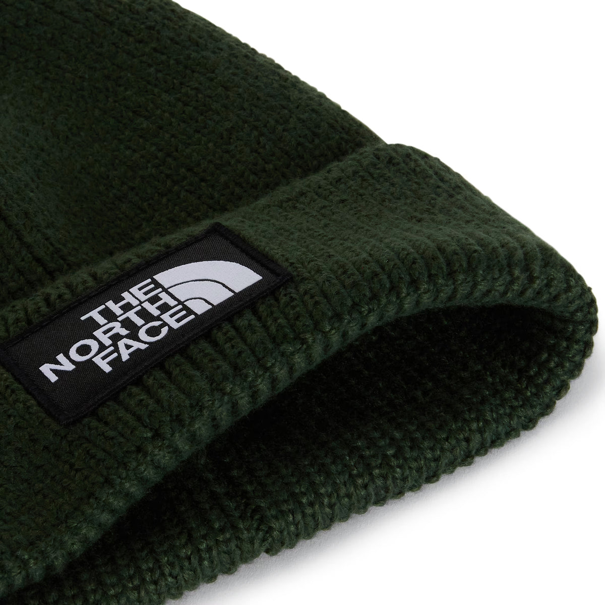 The North Face TNF Logo Box Recycled Beanie Mütze - Flaschengrün