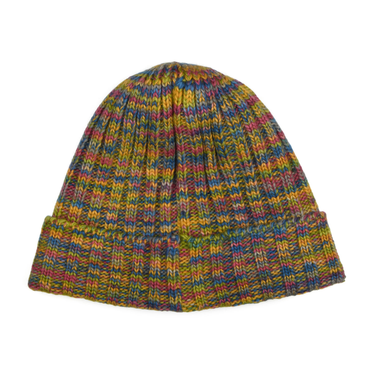 Kusan Confetti Turn Up Beanie Mütze Gerippt - Mehrfarbig