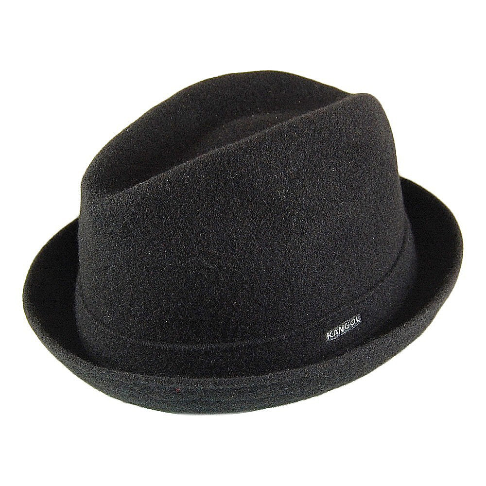 Kangol Player Trilby Hut aus Wolle - Schwarz