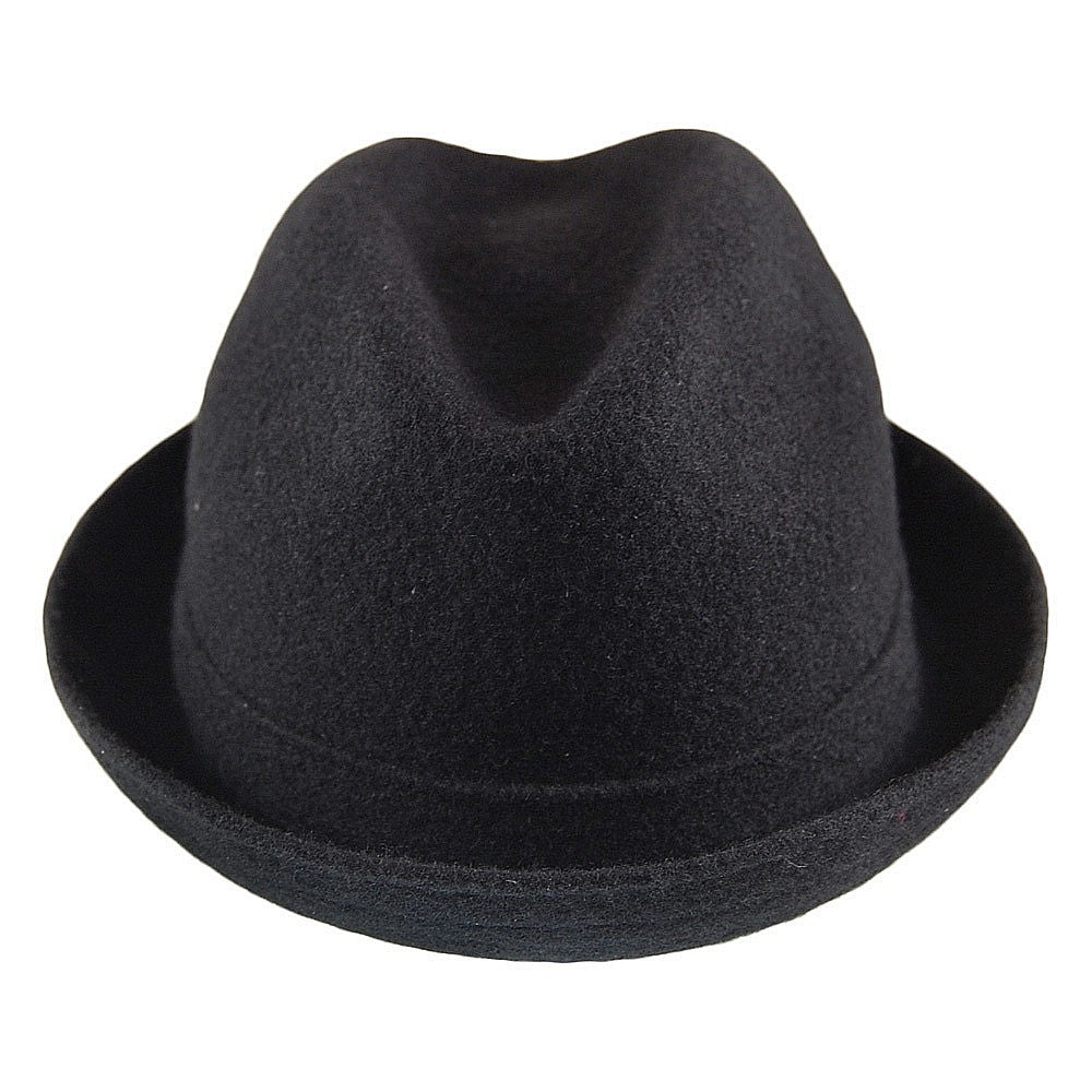 Kangol Player Trilby Hut aus Wolle - Schwarz
