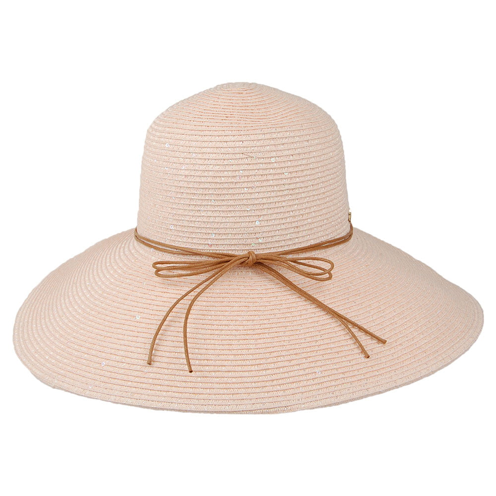 Cappelli Waverly Sonnenhut aus geflochtenem Papier - Rosé