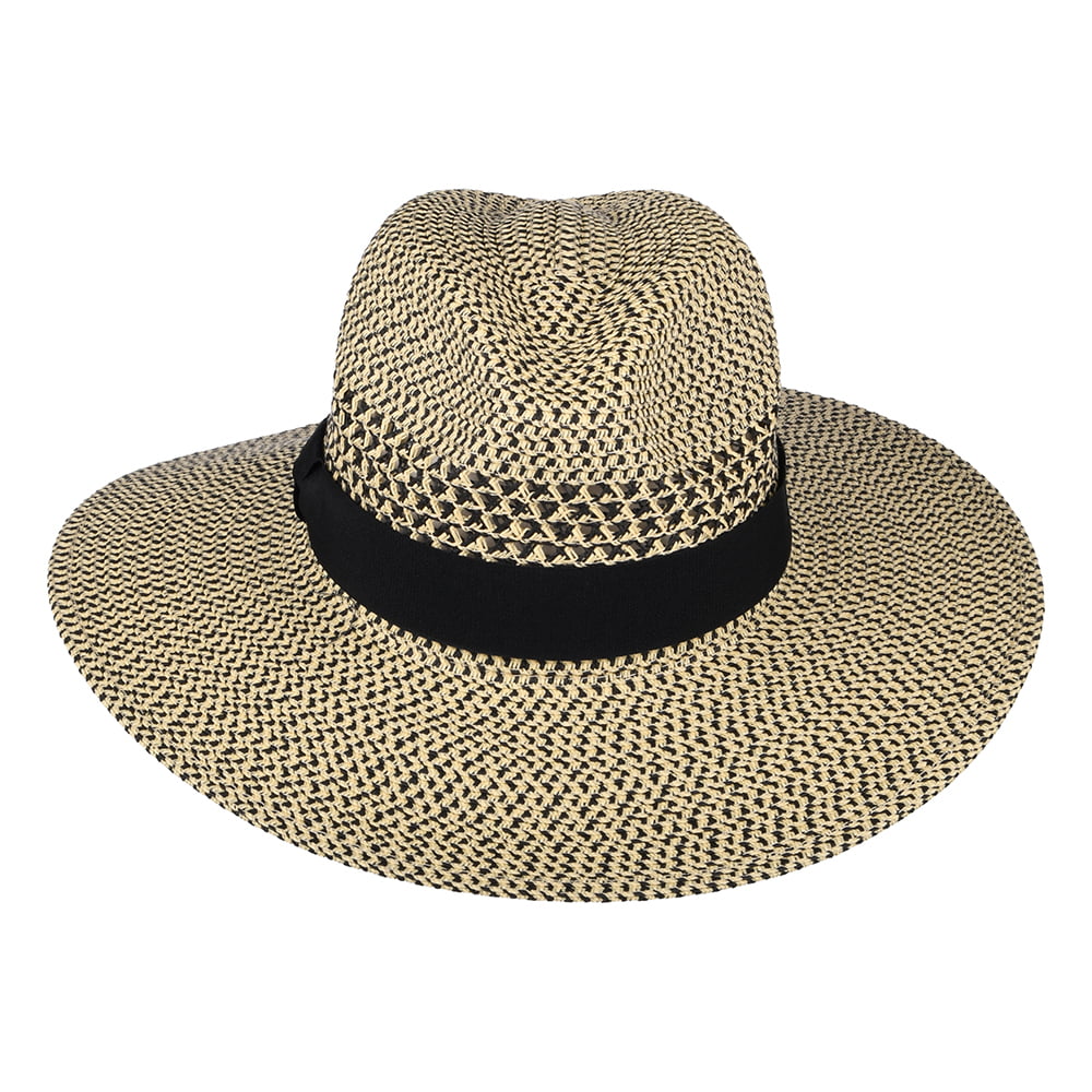Betmar Blanchet Fedora Sonnenhut - Hellbraun-Mix