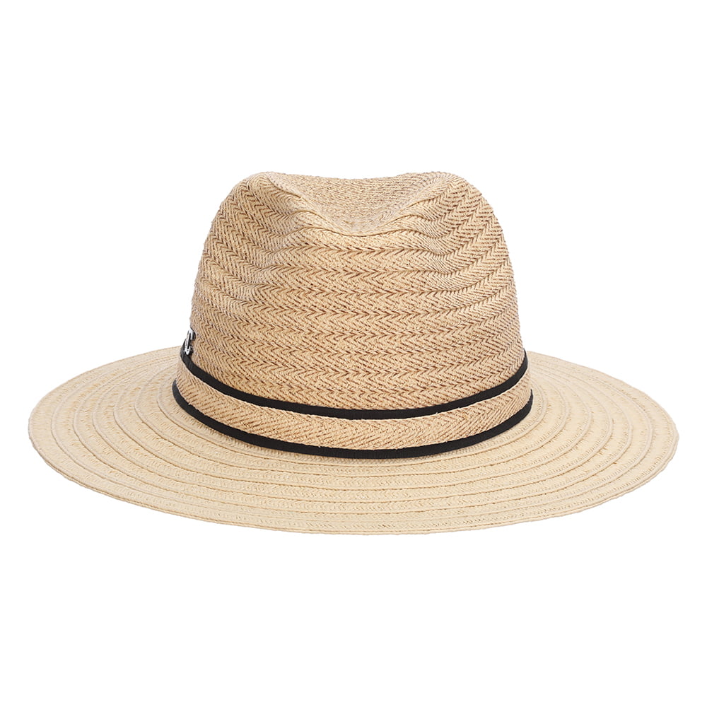 Callanan Bobbi Paper Braid Safari Fedora Hut - Natur