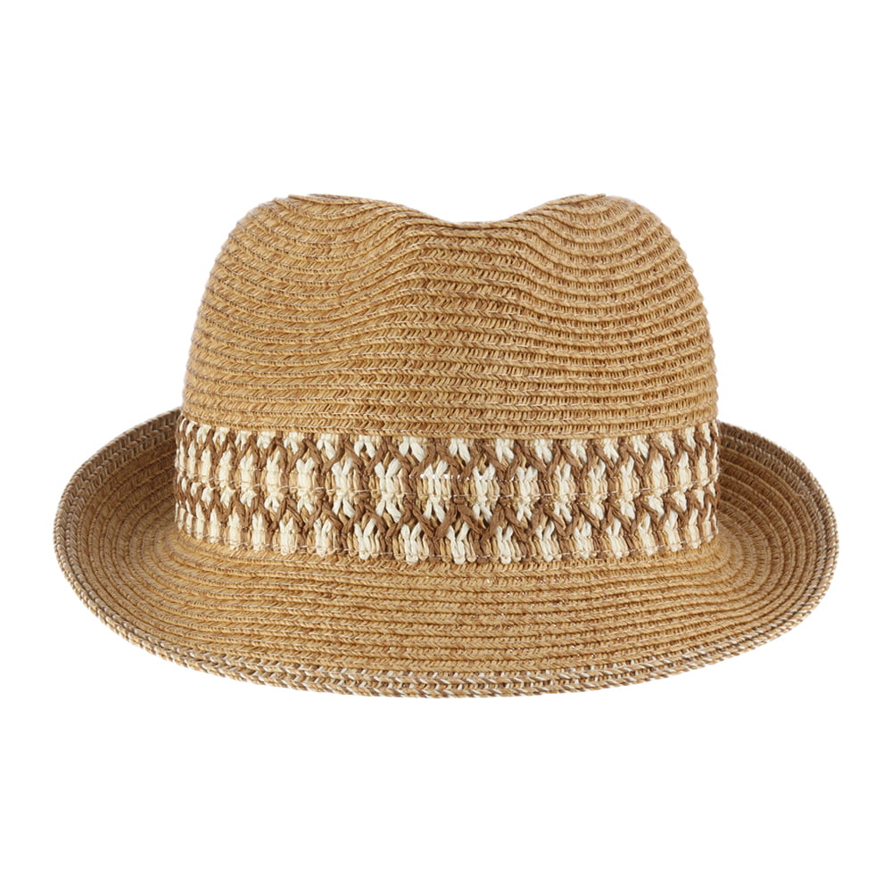 Scala Paper Braid Trilby Hut - Natur