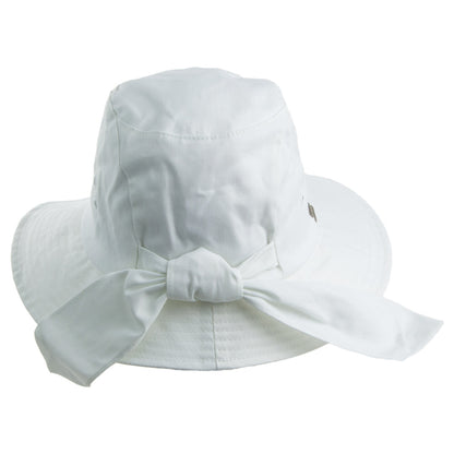 Betmar Glockenhut mit Bändern - Weiß