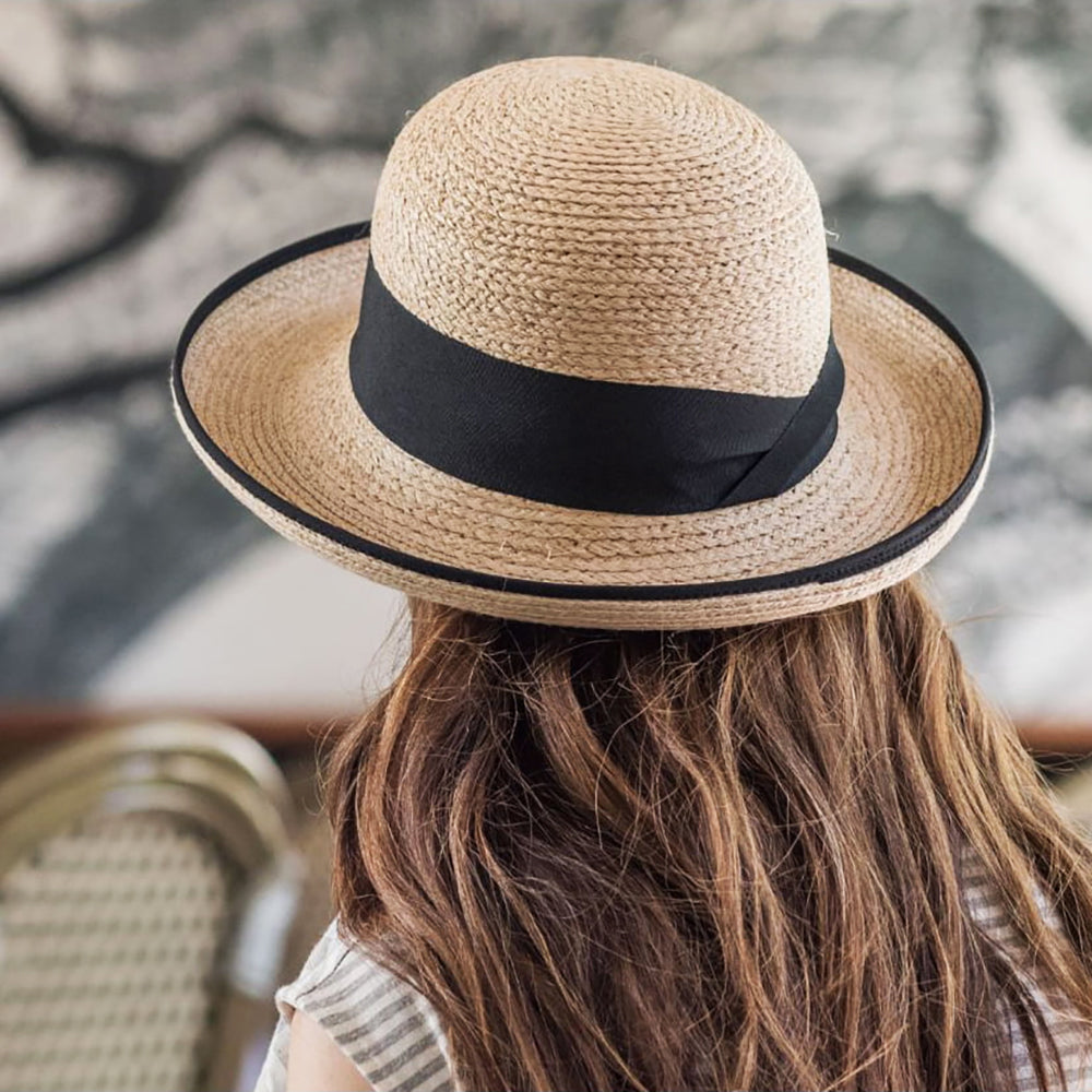 Tilley Rebecca Sonnenhut aus Raffia Stroh - Natur