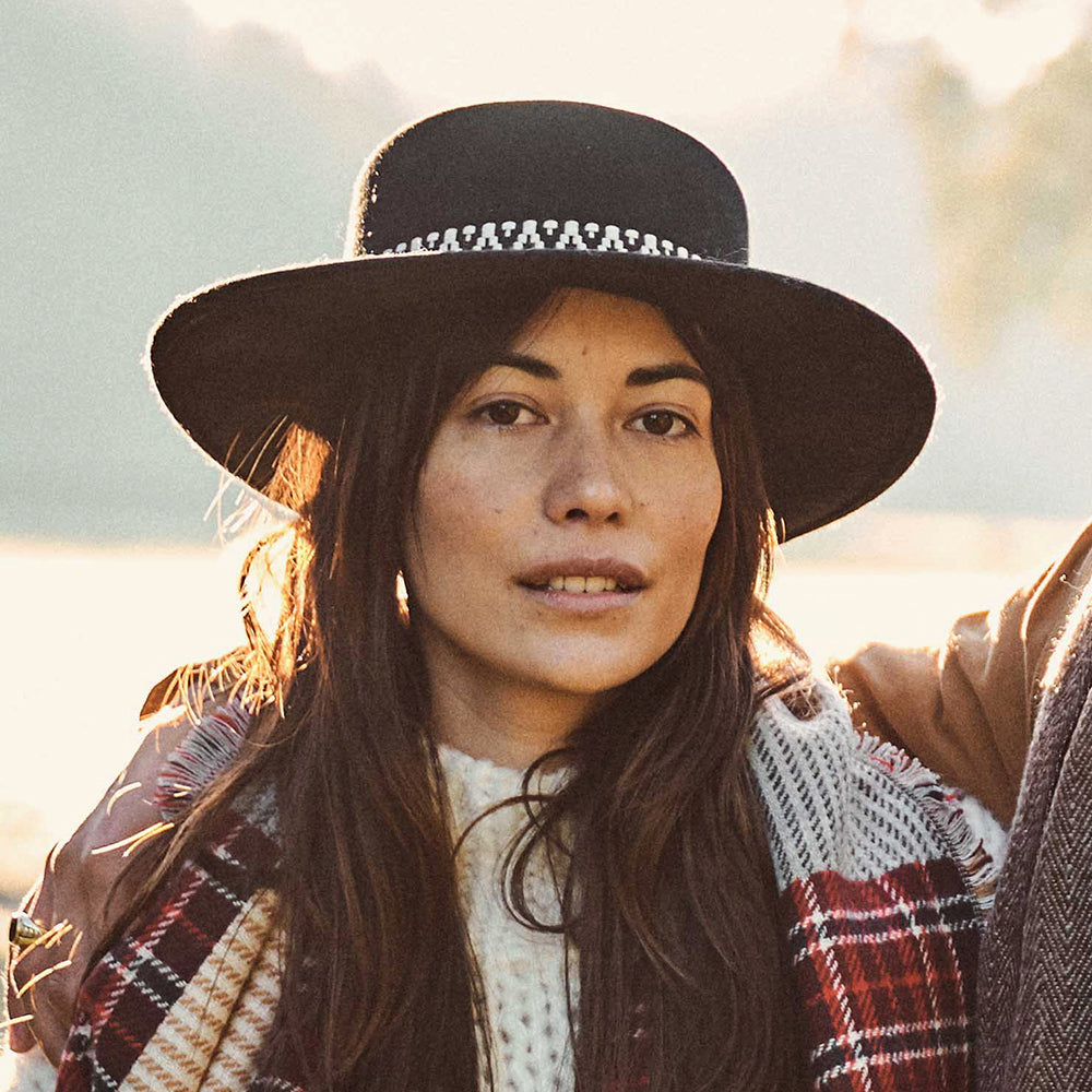 Barts Fawne Kreissäge Hut aus Wollfilz - Schwarz