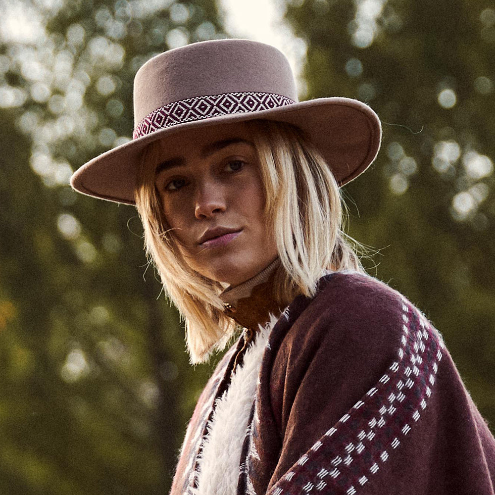 Barts Fawne Kreissäge Hut aus Wollfilz - Hellbraun