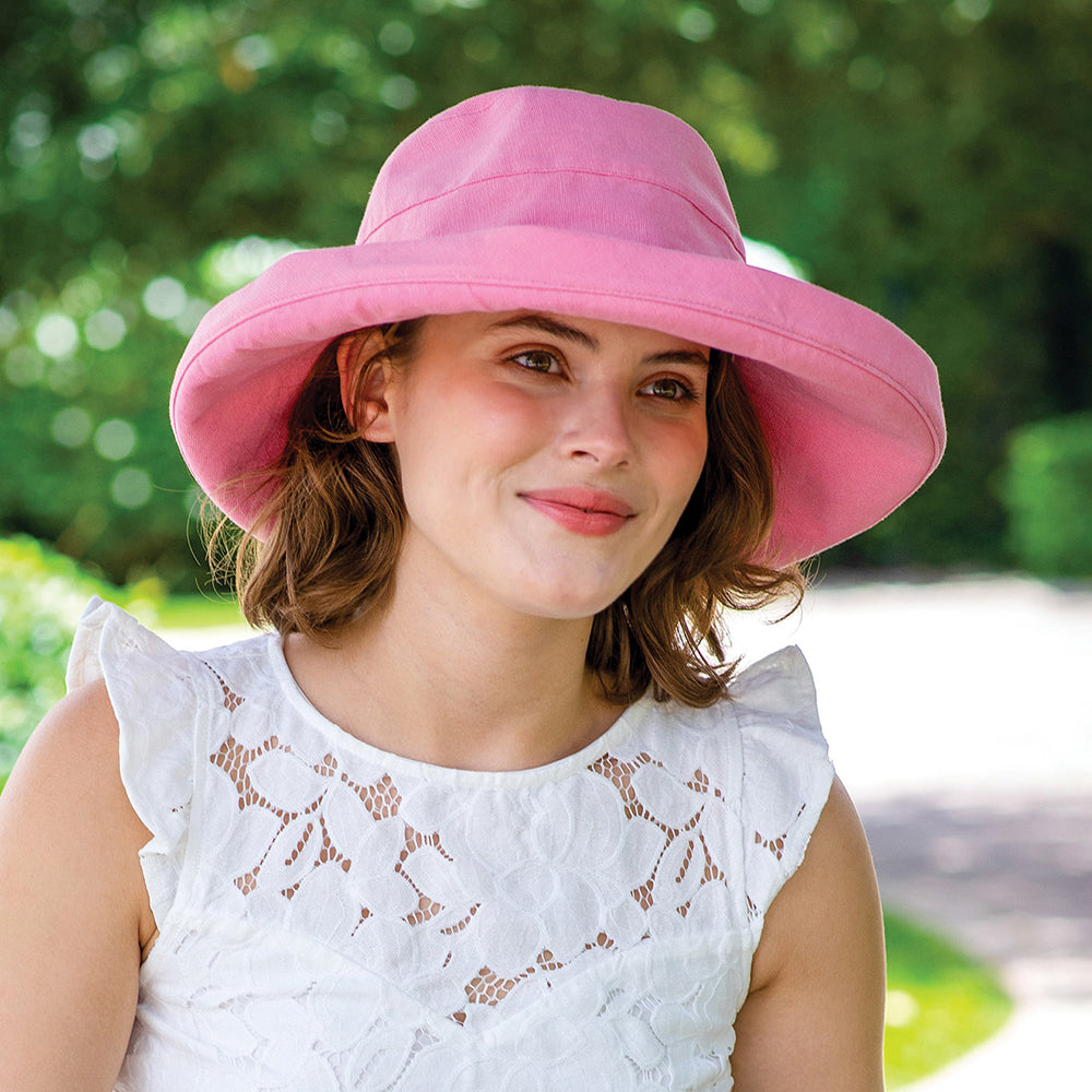 Scala Lanikai Knautschbarer Sonnenhut - Pfingstrose