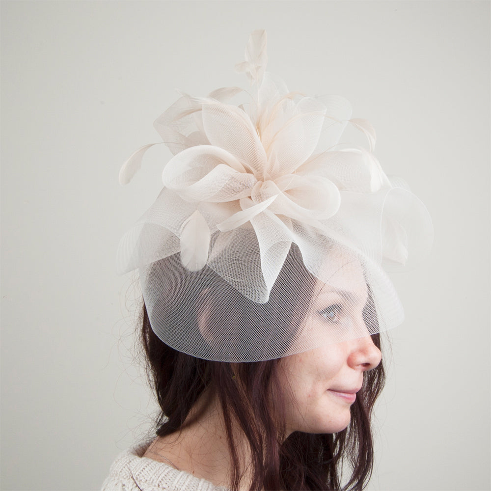 Jane Anne Designs Joanne Fascinator - Nude