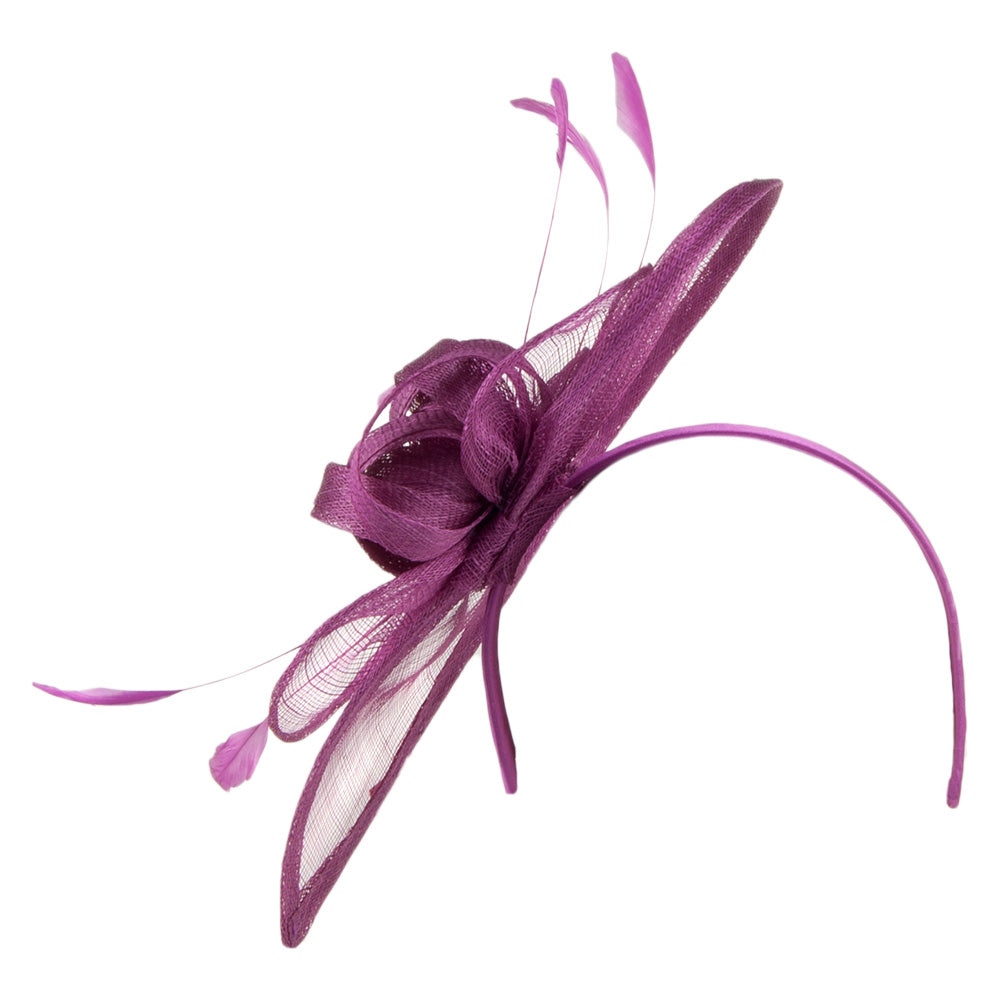Jane Anne Designs Iris Fascinator - Magentarot