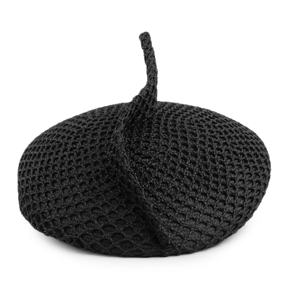 Whiteley Wednesday Pillbox Hut überzogen mit Netzstoff - Schwarz