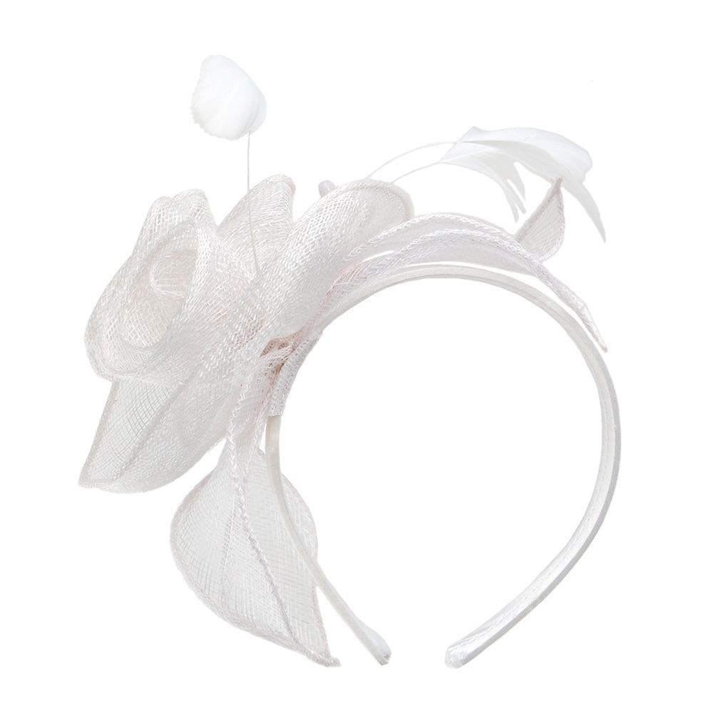 Jane Anne Designs Pixie Fascinator - Weiß