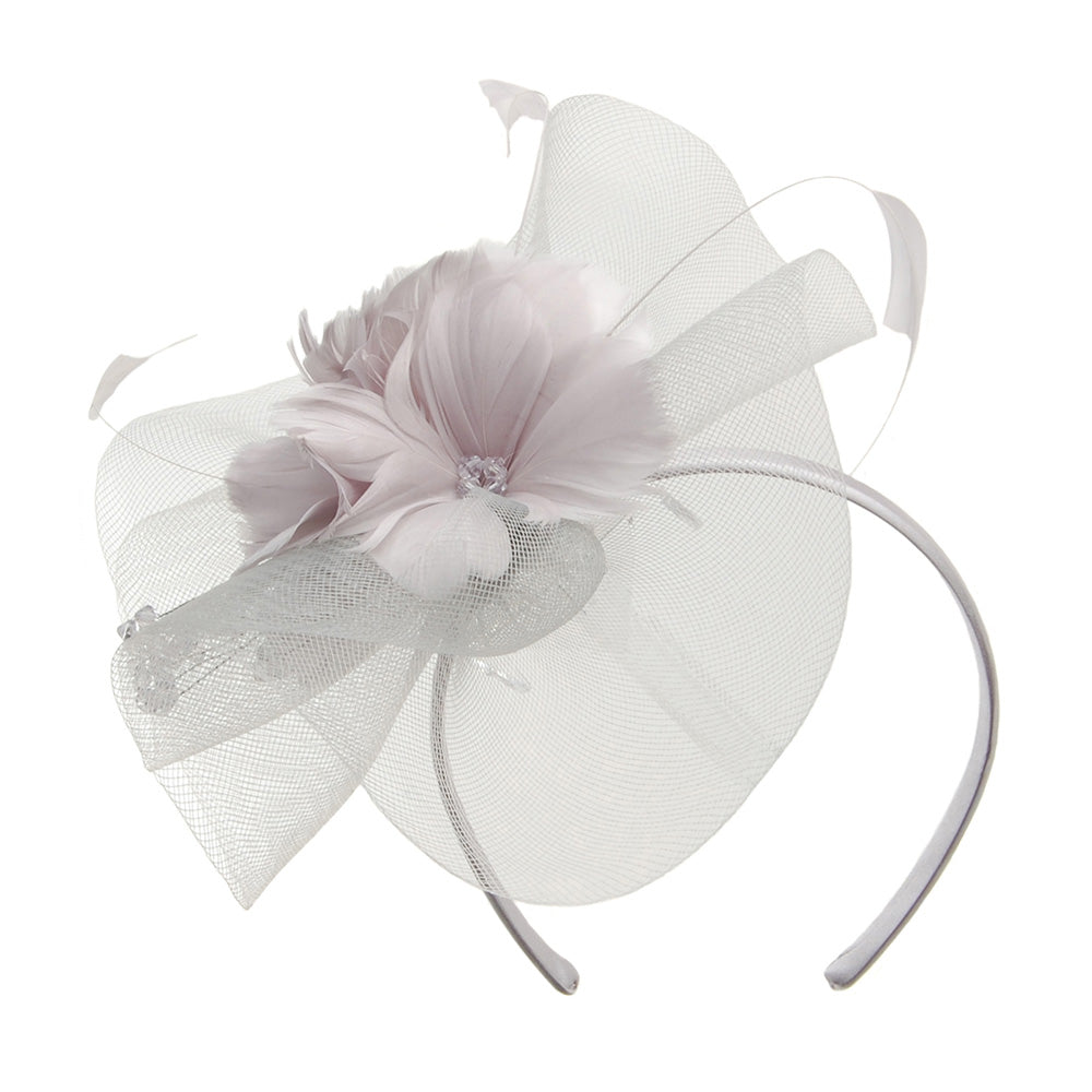 Jane Anne Designs Clementine Fascinator - Silber