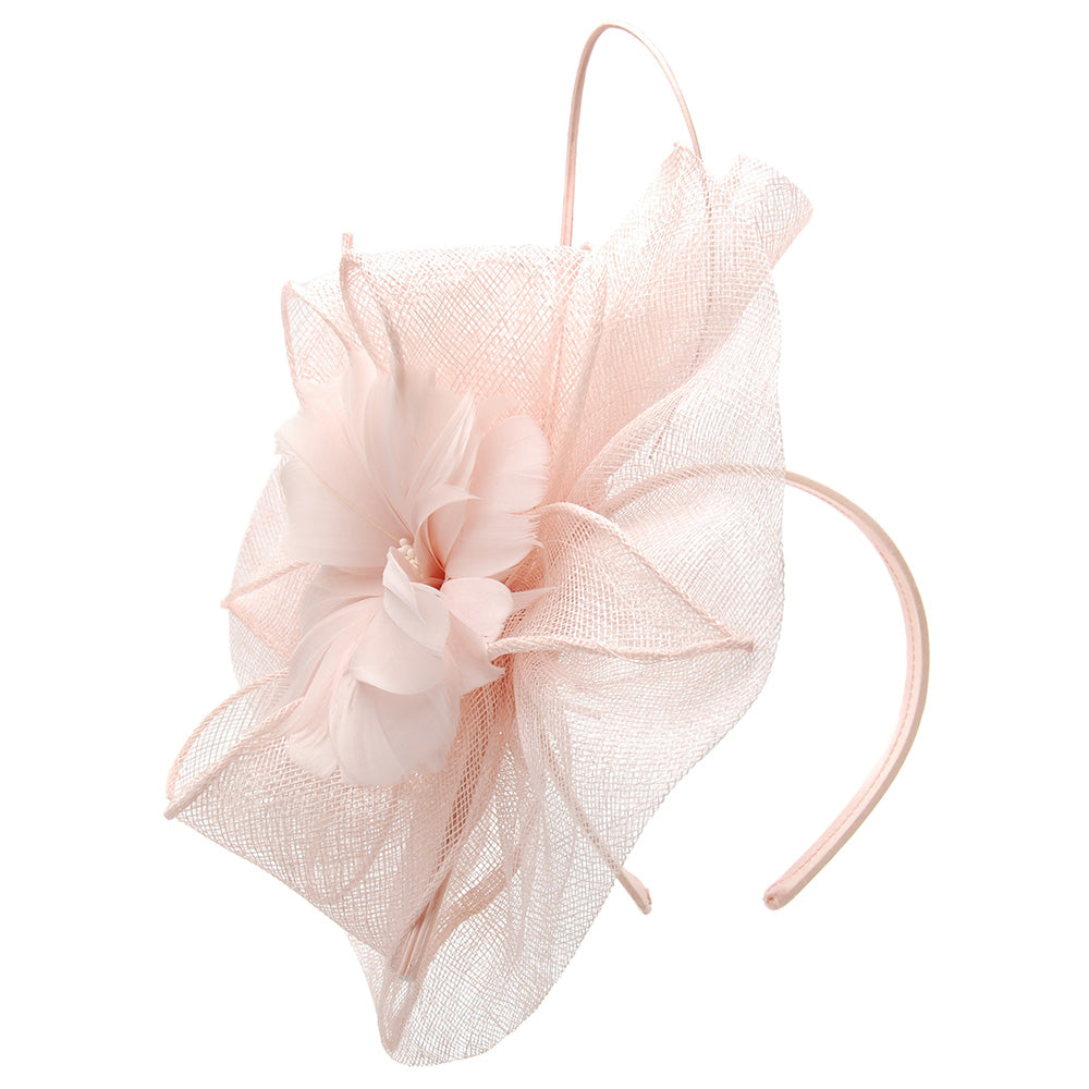 Jane Anne Designs Satine Fascinator - Hellrosa