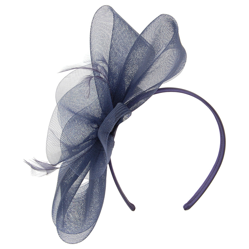 Jane Anne Designs Schauna Fascinator - Marineblau