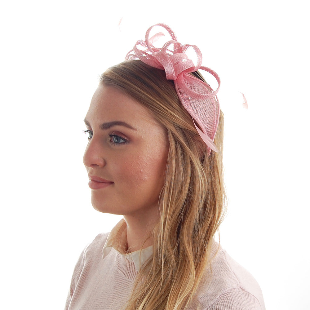 Failsworth Jenaya II Fascinator - Hellrosa