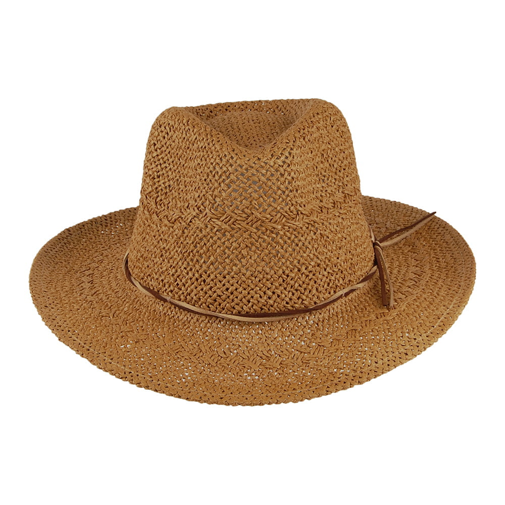 Barts Arday Sommer Fedora Hut - Hellbraun